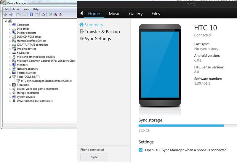Htc Sync Manager